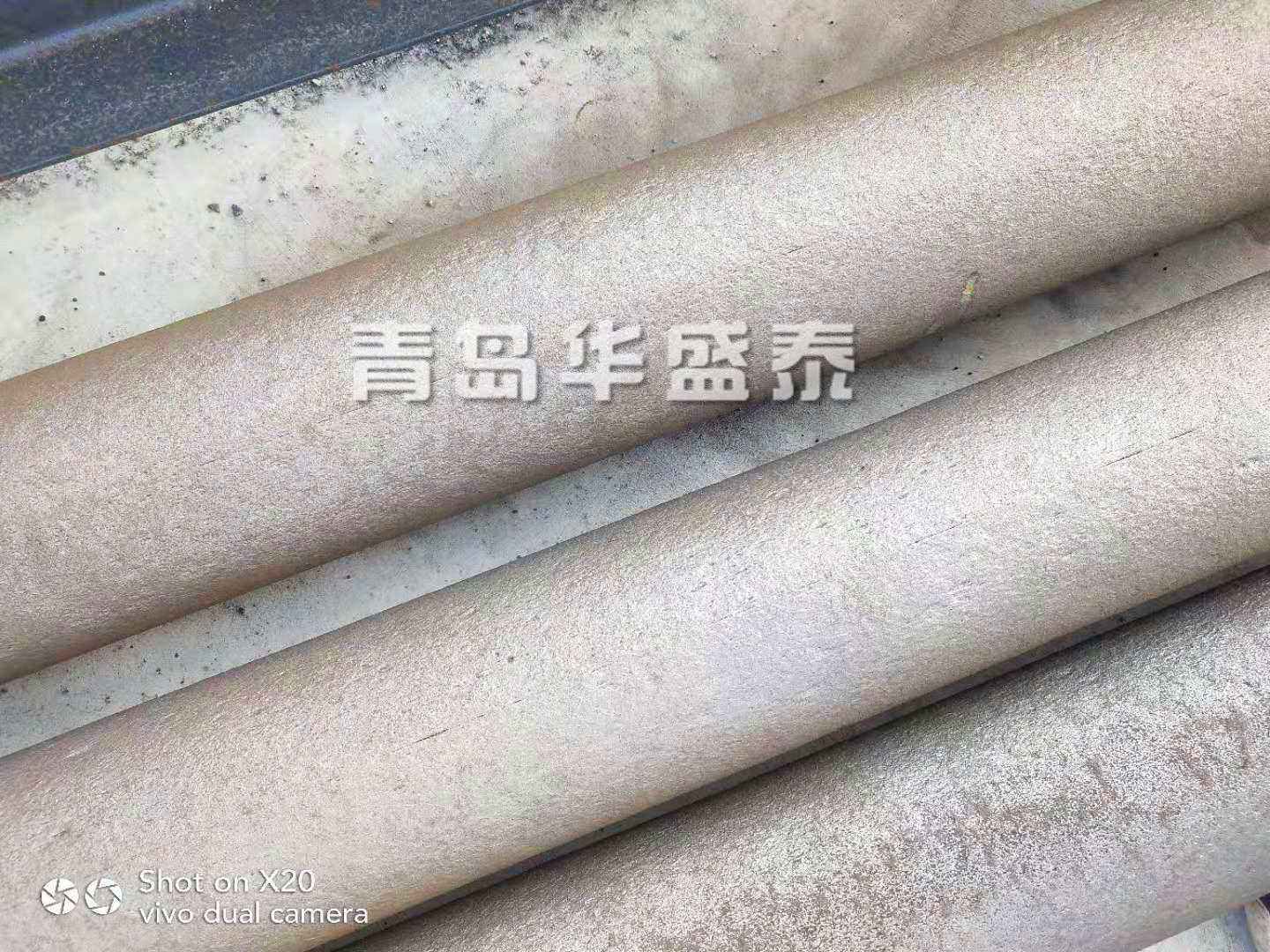 鄂爾多斯6915鋼管除銹拋丸機調試完畢